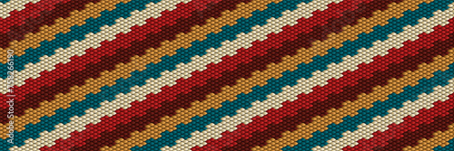 Seamless pattern in retro style, 60s, 70s, 80s