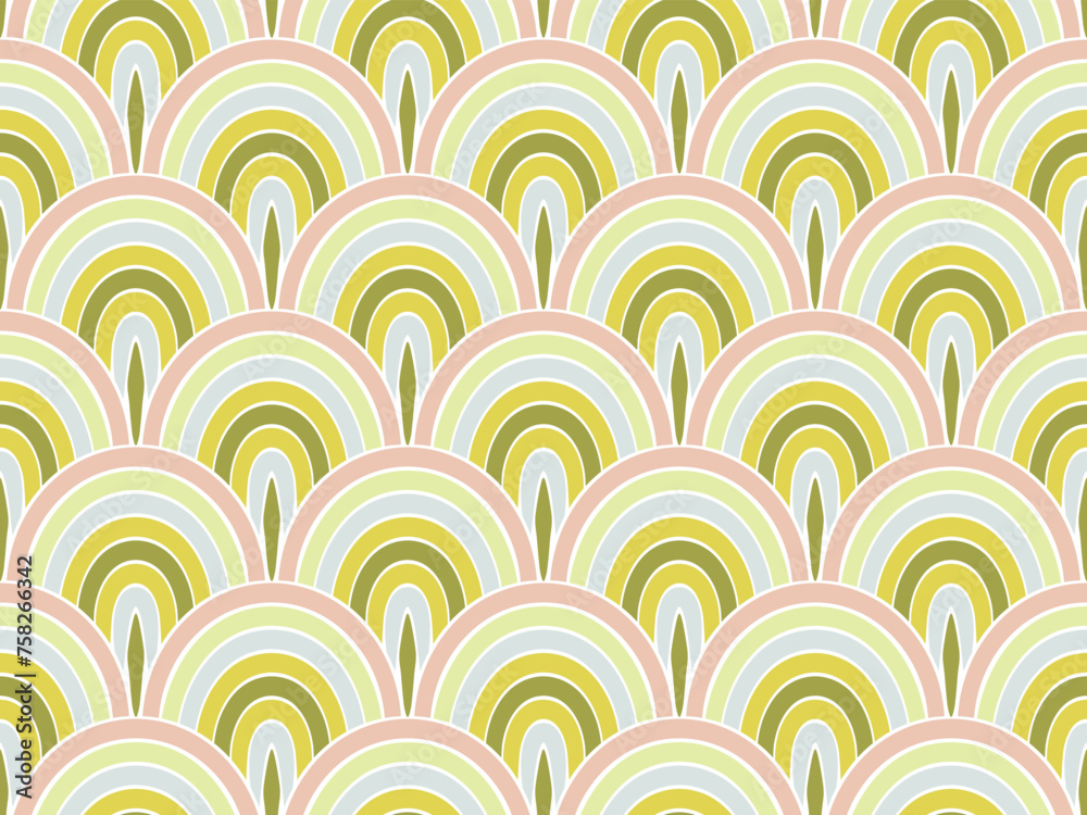 Magic dragon skin scale vector endless pattern. Cheerful fishscale texture. Magic dragon skin scale vector endless pattern. Cheerful fishscale texture.