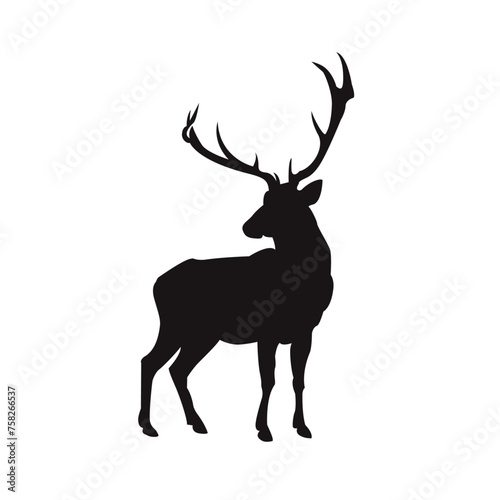 Create a vector illustration depicting the silhouette