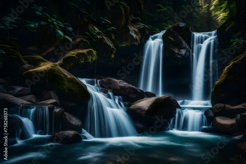 waterfall in the woods