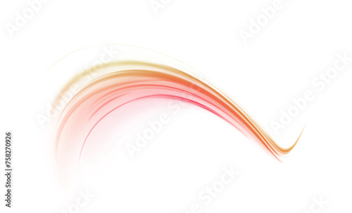 Abstract green blue wave light effect in perspective vector illustration png. Racing cars dynamic flash effects city road with long exposure night ligh.