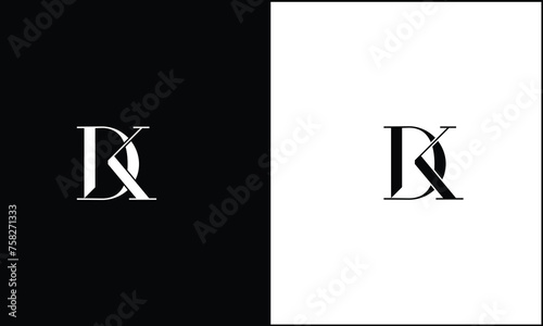 DK, KD, D, K, Abstract Letters Logo Monogram