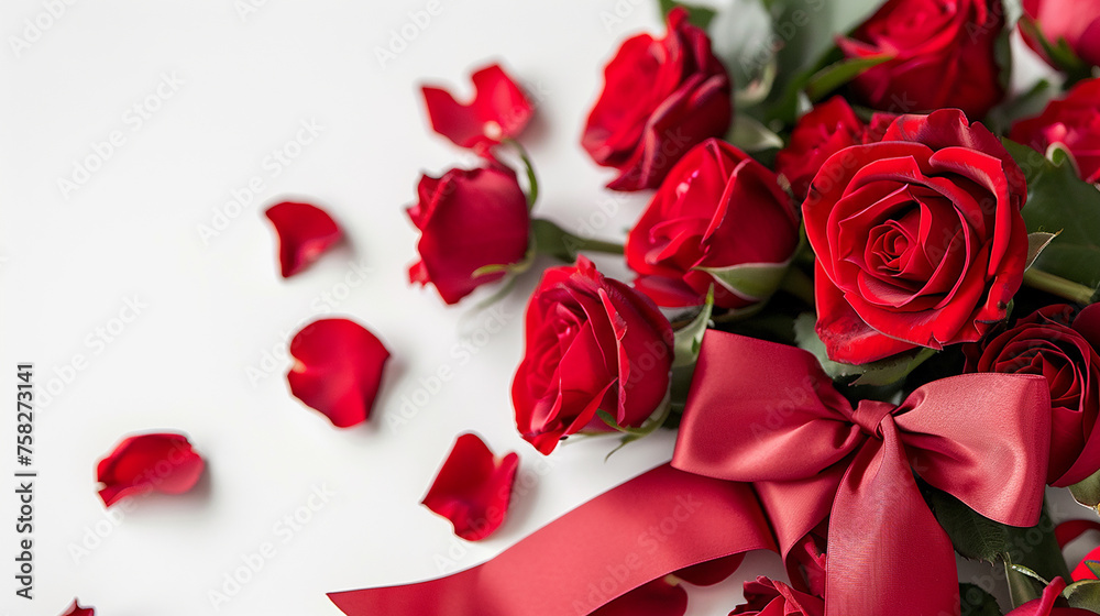 buquê de rosas vermelhas , laço, fundo branco
buquê de rosas vermelhas , laço, fundo branco