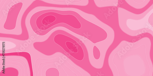 Pink abstract papercut background. Abstract background and pink waves layers