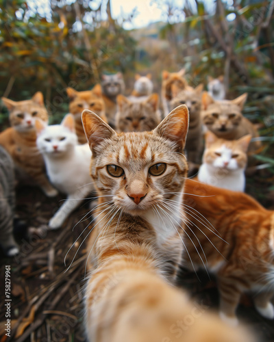 selfie of cats © vvalentine