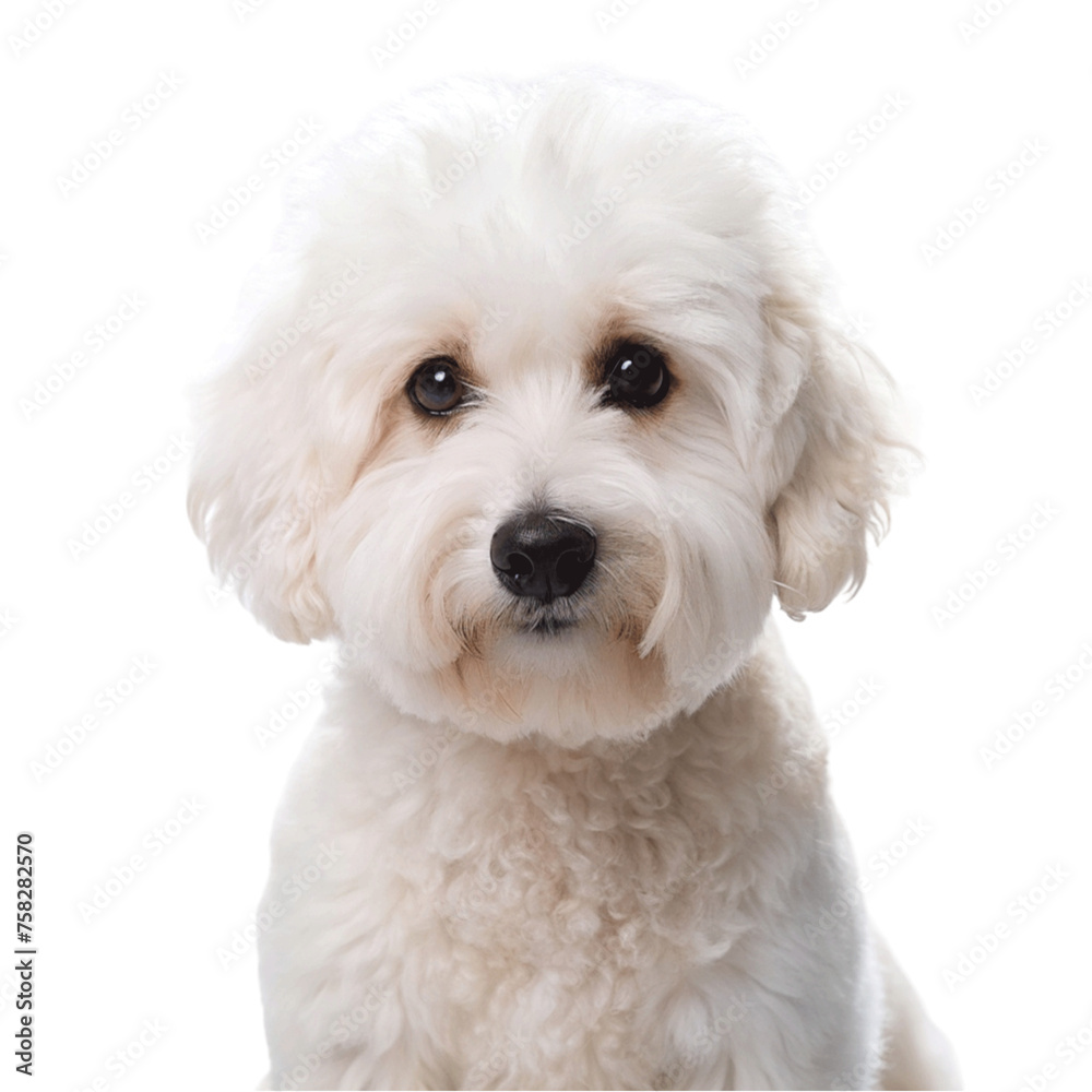 White dog isolated on Transparent background. White dog isolated on Transparent background.