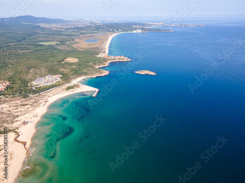 Aerial view of back sea coast near Arkutino beach, Bulgaria © Stoyan Haytov