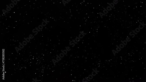 Starry sky  abstract black background. Starry night sky background - vector few stars space background. 