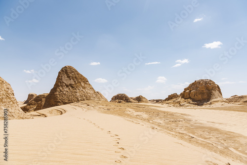 Qinghai Haixi Dachaidan original wind erosion landform