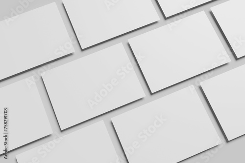 Perfect landscape mockup certificate