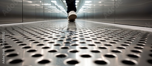 Perforated Floors Made of Stainless Steel photo