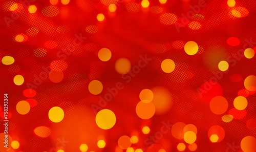 Red bokeh background banner perfect for Party, ad, event, Anniversary, and various design works