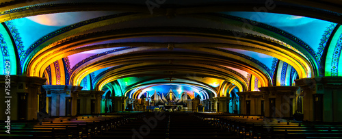 Sainte anne beaupré, Canada - April 14 2018: Interior of Basilica sainte anne beaupré in Quebec photo