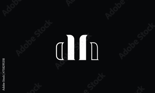DH, HD, D, H, Abstract Letters Logo Monogram