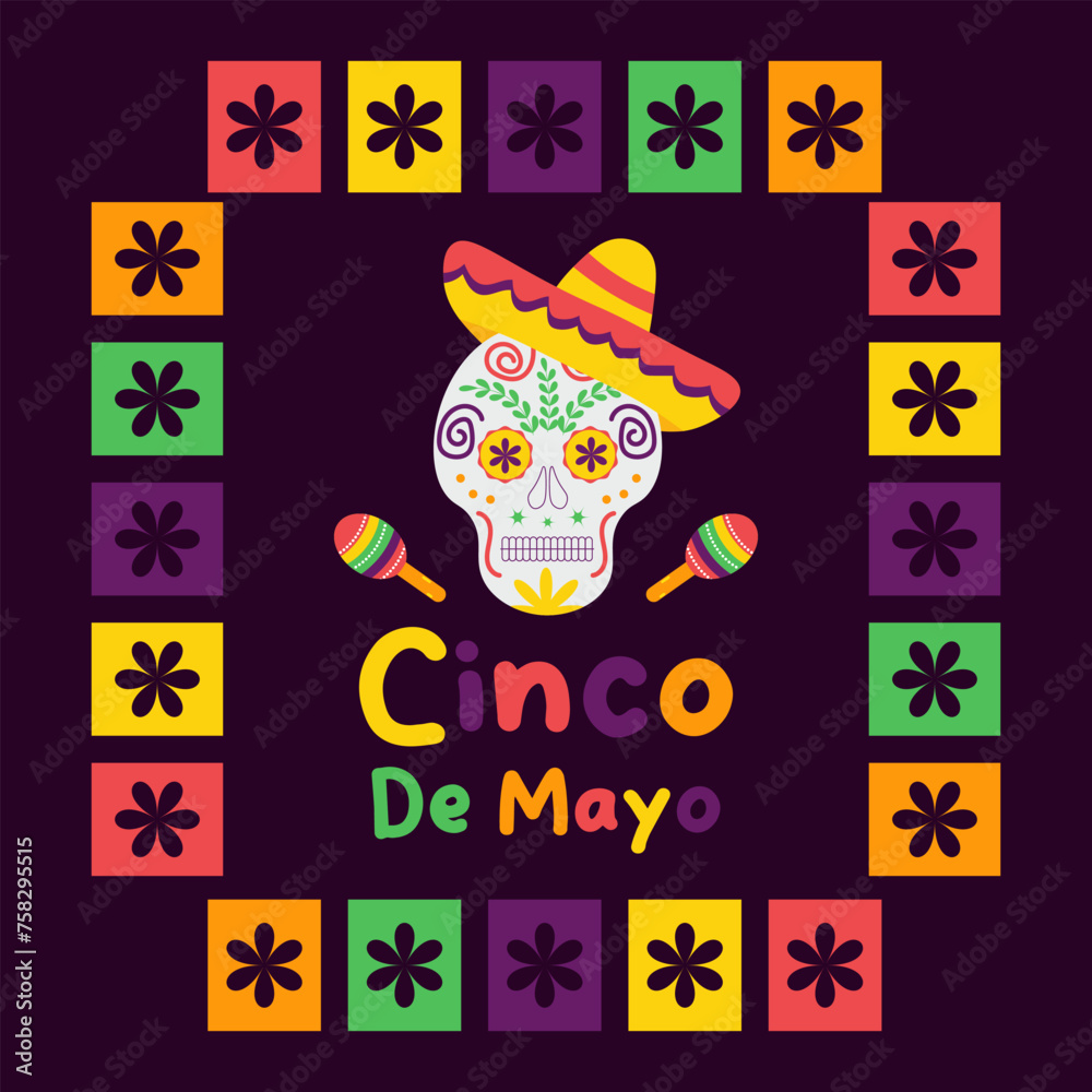 vector banner for Mexican holiday 5 may Cinco De Mayo vector banner for Mexican holiday 5 may Cinco De Mayo