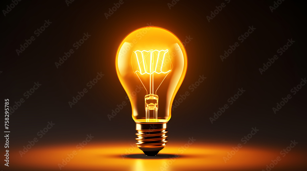 yellow light bulb,idea concept yellow light bulb,idea concept