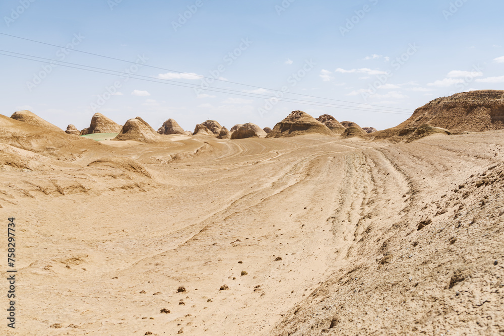 Qinghai Haixi Dachaidan original wind erosion landform