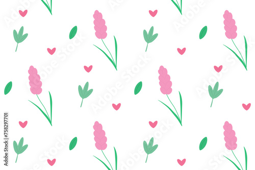 Cute floral patterns. Elegant template for fashion prints