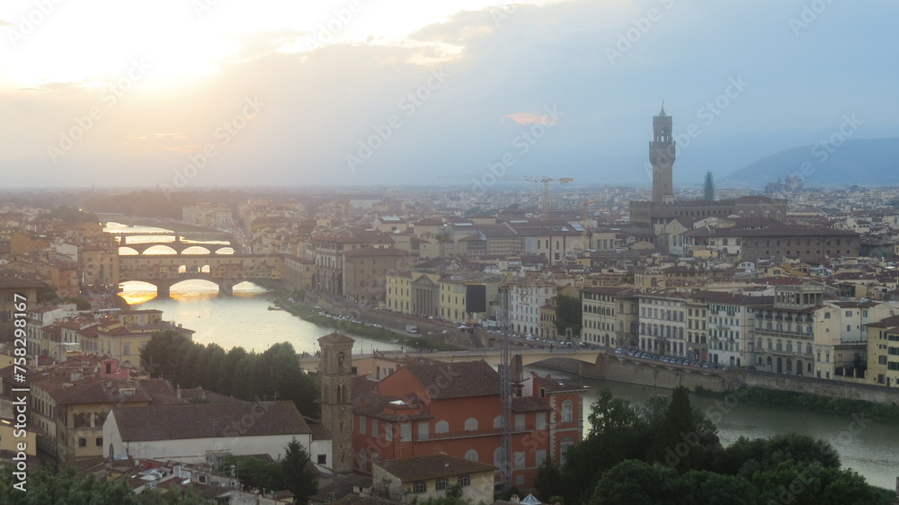 Atardecer en Florencia