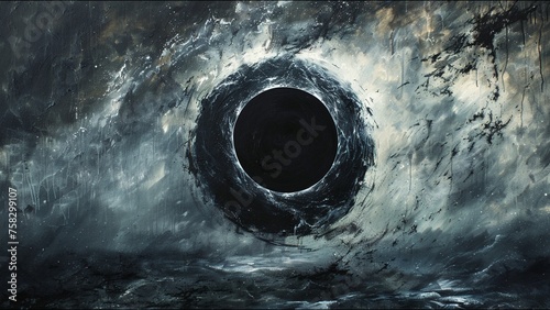 Black Hole Cosmic Event Horizon Ripple In Spacetime Wormhole Gravity Well