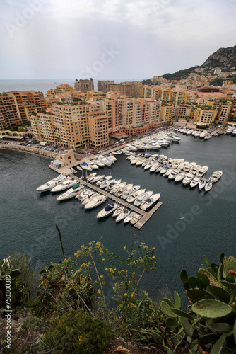 Monaco - Monte Carlo - Ausblick auf den exklusiven Hafen