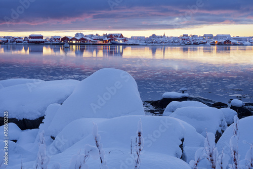 Reine, Moskenesoya, Lofoten, Nordland, Norwegen photo