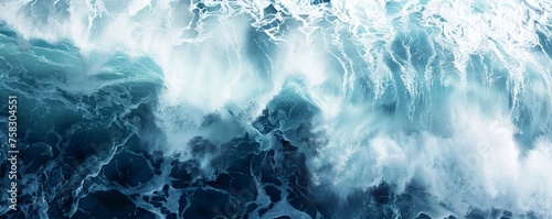 Sea waves storm background.
