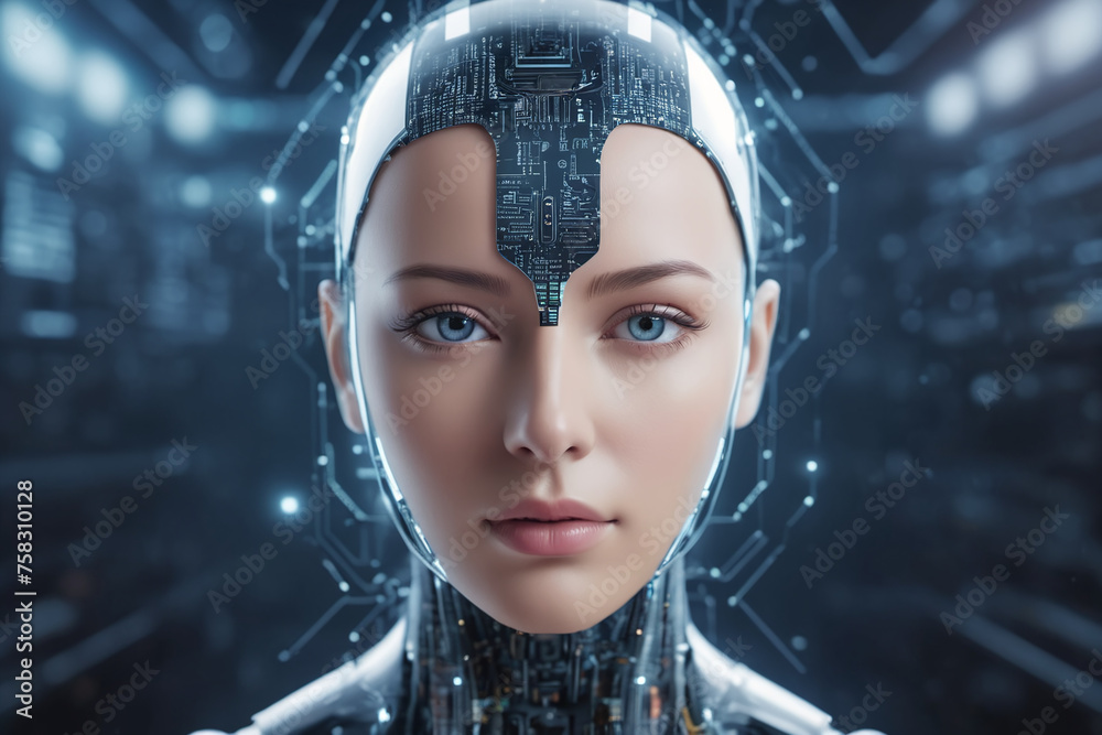 Artifical human-like robot humanoid robot Artifical human-like robot humanoid robot