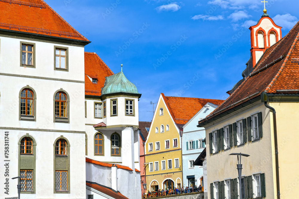 Die Altstadt von Füssen (Bayern)