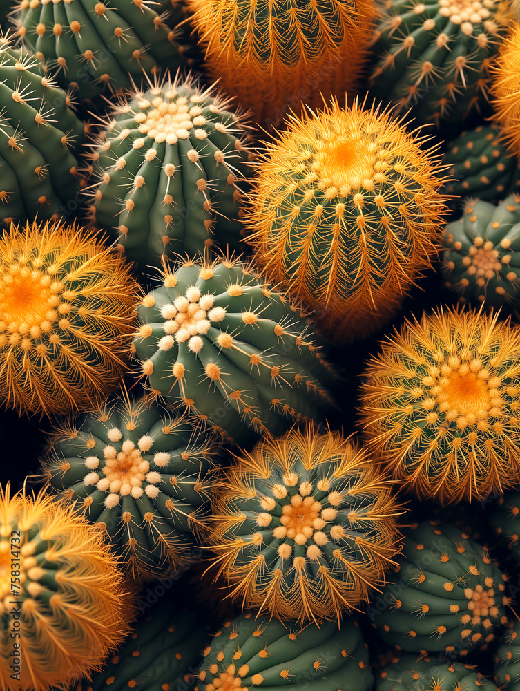 Cactuses in the desert. Close-up of cactus Cactuses in the desert. Close-up of cactus