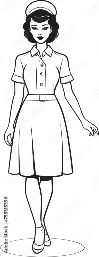 Caring Advocate: Nurse Symbol Vector Black Logo Icon Design for Health Advocacy Compassionate Service: Nurse Cap Vector Black Logo Icon Design for Medical Assistance Caring Advocate: Nurse Symbol Vector Black Logo Icon Design for Health Advocacy Compassionate Service: Nurse Cap Vector Black Logo Icon Design for Medical Assistance