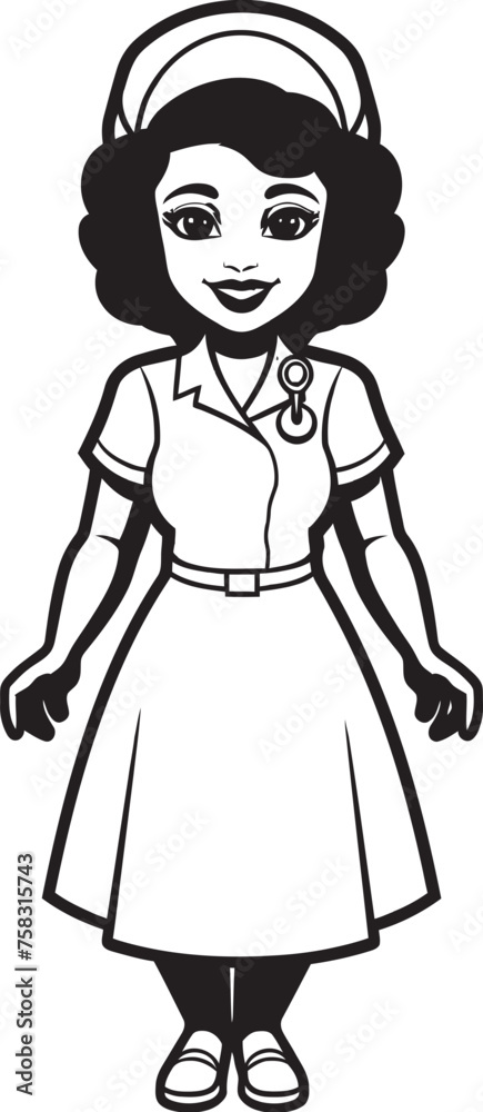 Compassionate Support: Nurse Symbol Vector Black Logo Icon Design Health Advocate: Nurse Cap Vector Black Logo Icon Design Compassionate Support: Nurse Symbol Vector Black Logo Icon Design Health Advocate: Nurse Cap Vector Black Logo Icon Design