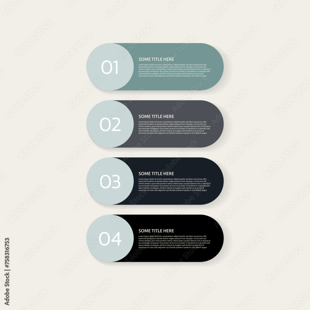 Business infographics vector template with steps. Minimal design illustration. Business infographics vector template with steps. Minimal design illustration.