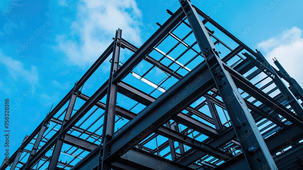 Light steel structural frame for building buildings or houses Light steel structural frame for building buildings or houses