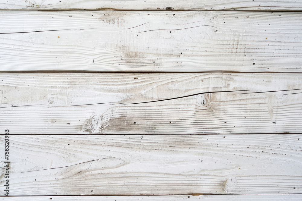 Obraz premium White wood plank texture for background.