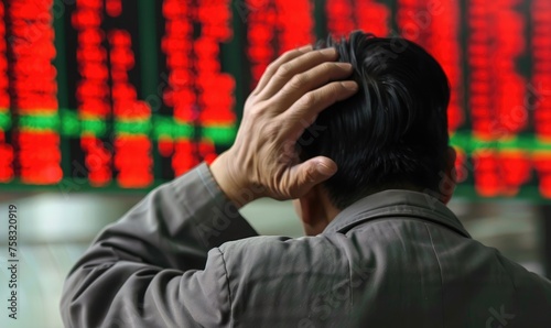 Stock crash on market, loss...