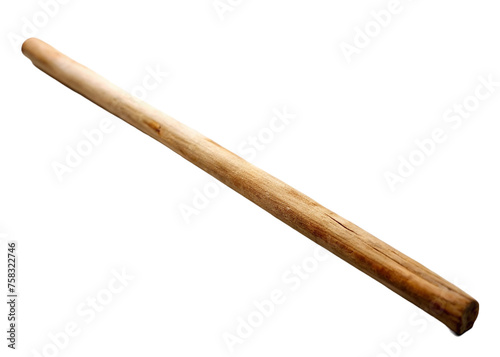 Wooden Stick, isolated on transparent background.