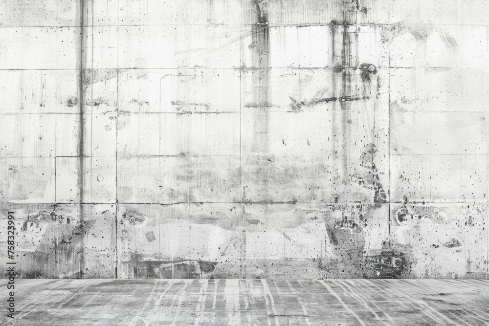 A stark black and white photo of an empty room. Perfect for interior design projects A stark black and white photo of an empty room. Perfect for interior design projects