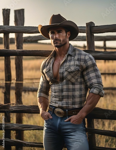 cowboy on the fence