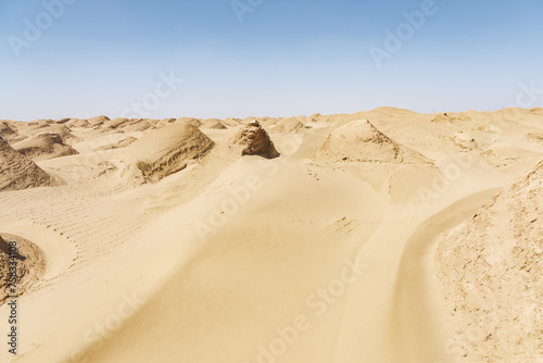 Qinghai Haixi Dachaidan original wind erosion landform