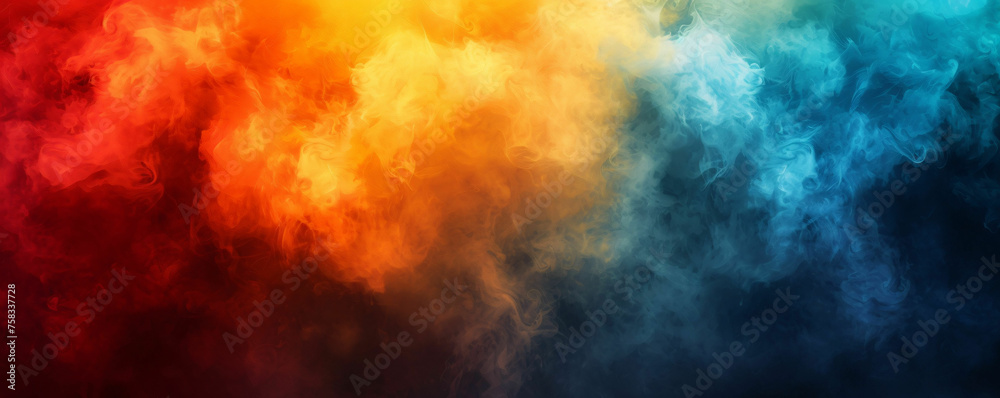 abstract colorful smoke background