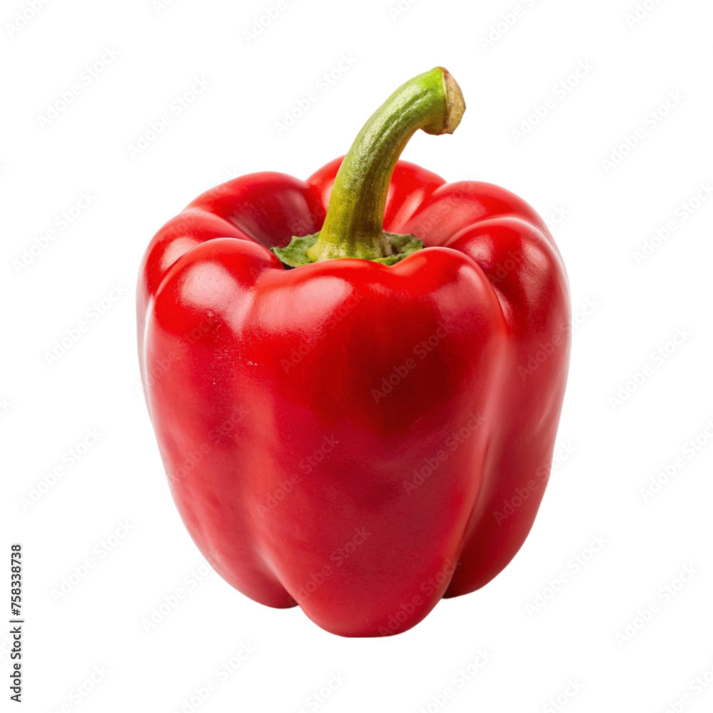 A red pepper isolated on Transparent background. A red pepper isolated on Transparent background.