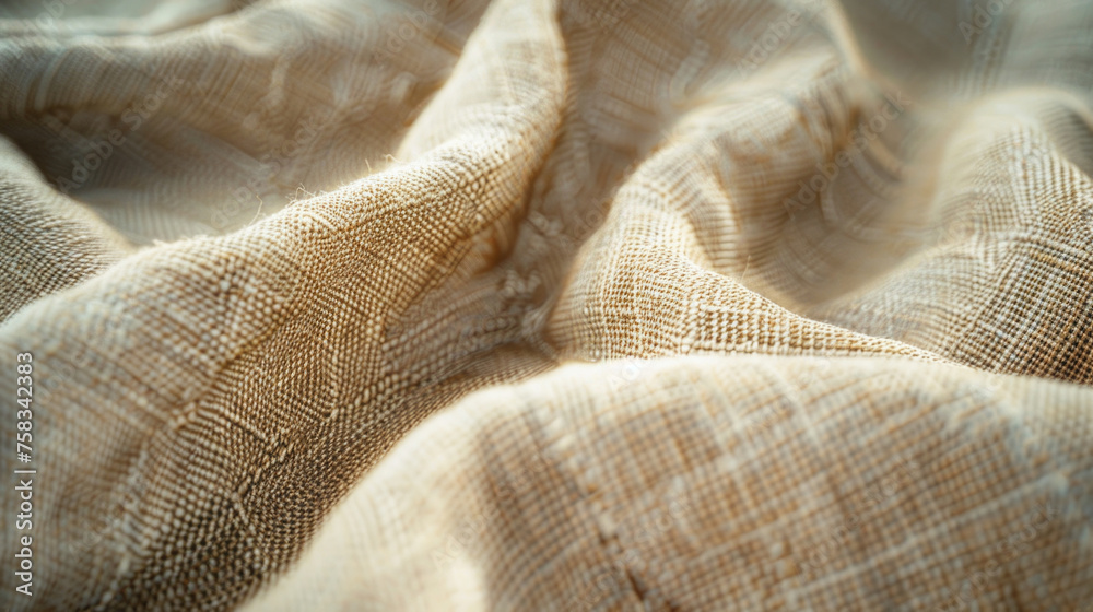 Detailed close up of a piece of cloth, suitable for backgrounds or textures - obrazy, fototapety, plakaty 