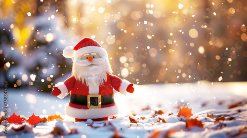 Cute Christmas Santa wallpaper screensaver background