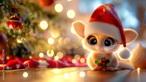 Cute Christmas Santa wallpaper screensaver background