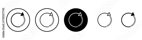Refresh icon vector isolated on white background. Reload icon vector. Update icon. convert icon
