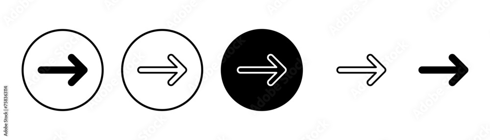 Arrow icon vector isolated on white background. Arrow symbol. Arrow vector icon Arrow icon vector isolated on white background. Arrow symbol. Arrow vector icon
