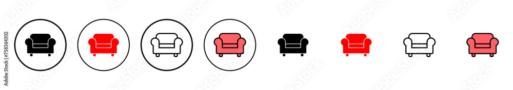 Sofa icon vector illustration. sofa sign and symbol. furniture icon Sofa icon vector illustration. sofa sign and symbol. furniture icon