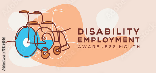 National Disability Employment Awareness Month, held on October.