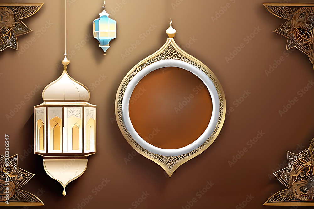  Ramadan Kareem ornament ai generated
